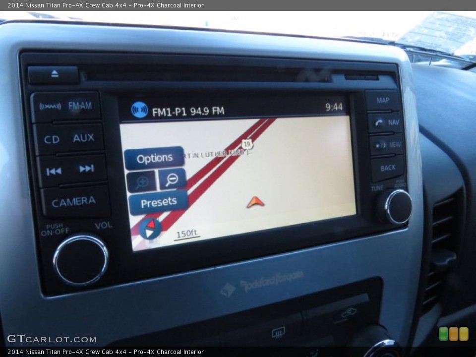 Pro-4X Charcoal Interior Navigation for the 2014 Nissan Titan Pro-4X Crew Cab 4x4 #89388332