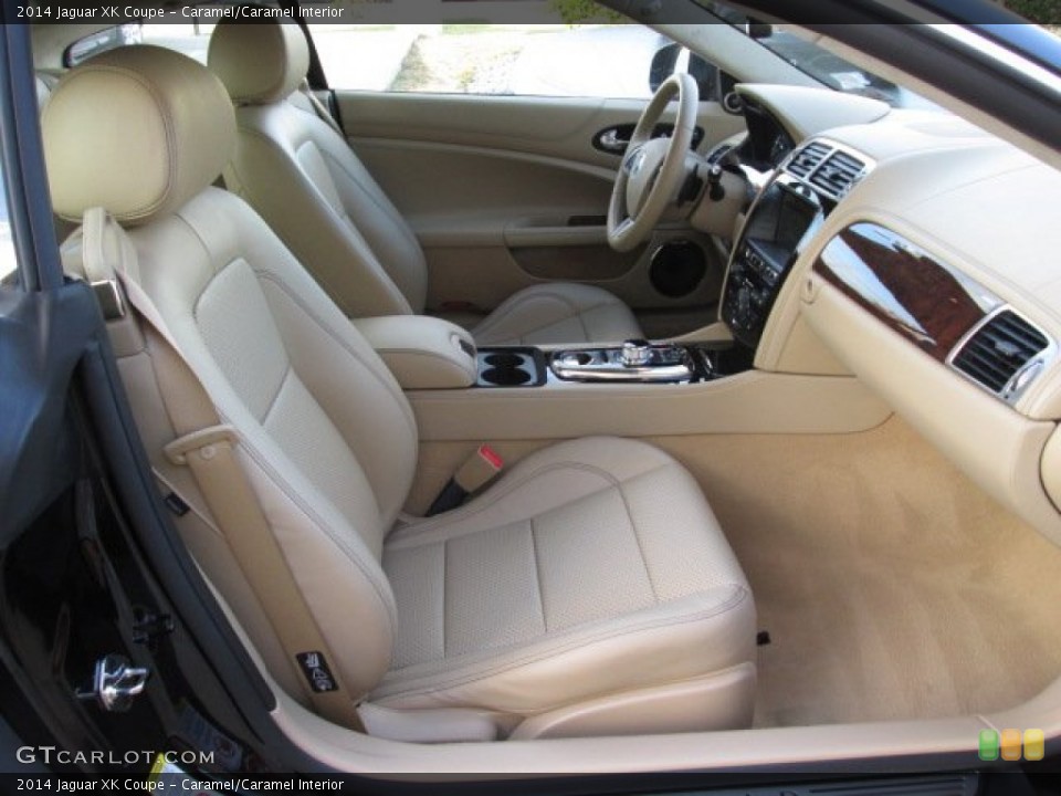 Caramel/Caramel Interior Front Seat for the 2014 Jaguar XK Coupe #89390751
