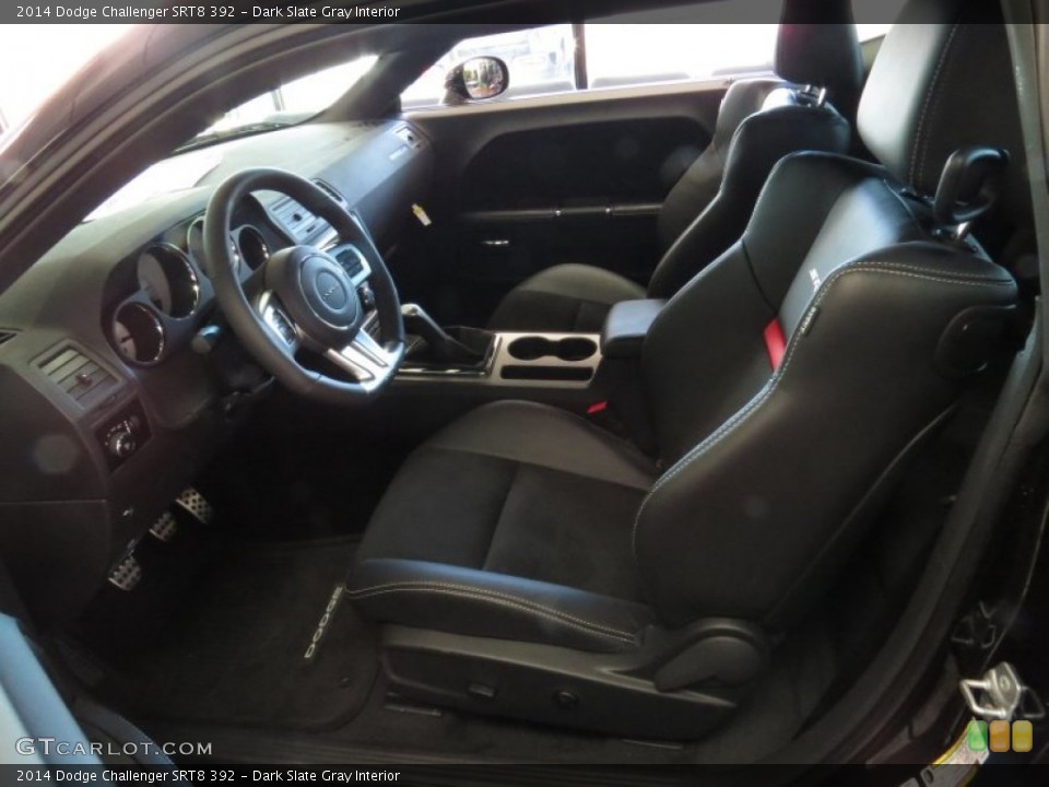 Dark Slate Gray Interior Front Seat for the 2014 Dodge Challenger SRT8 392 #89390847
