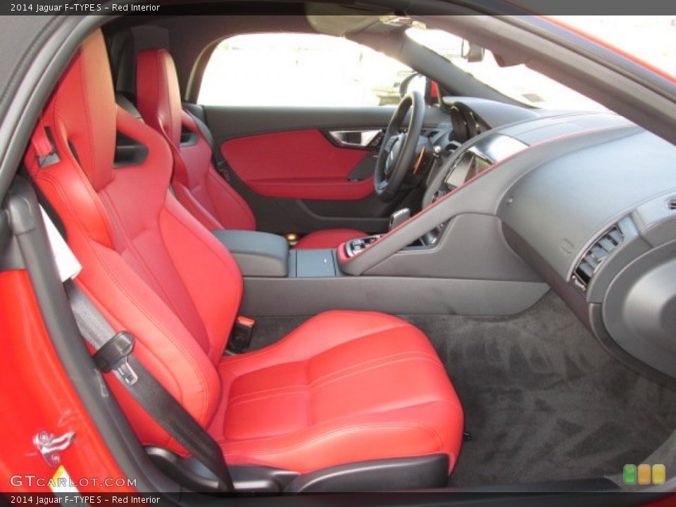 Red Interior Front Seat for the 2014 Jaguar F-TYPE S #89391597