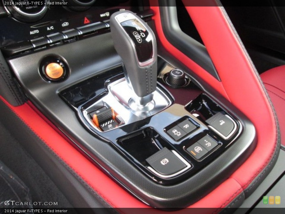 Red Interior Transmission for the 2014 Jaguar F-TYPE S #89391795