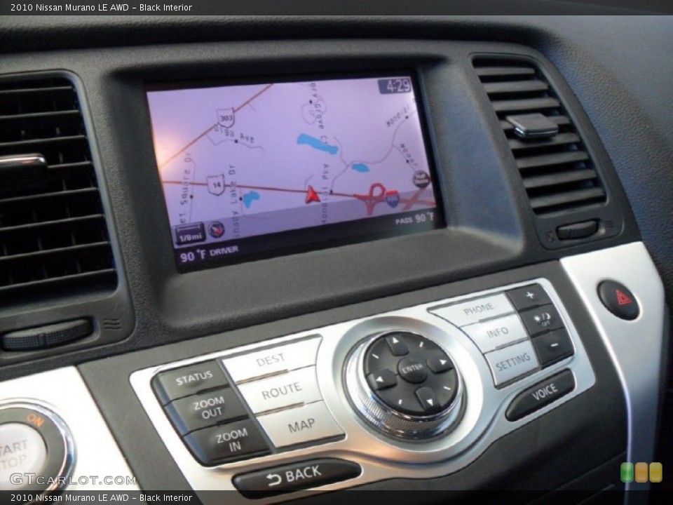 Black Interior Navigation for the 2010 Nissan Murano LE AWD #89393688