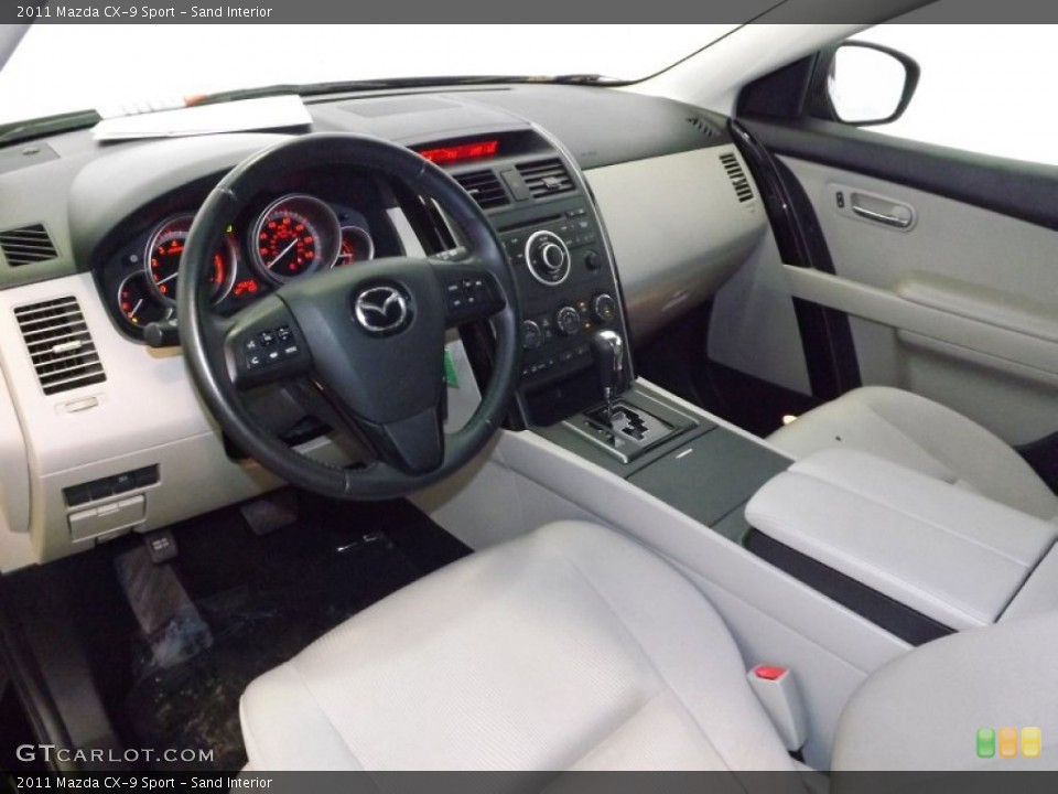 Sand Interior Prime Interior for the 2011 Mazda CX-9 Sport #89394543