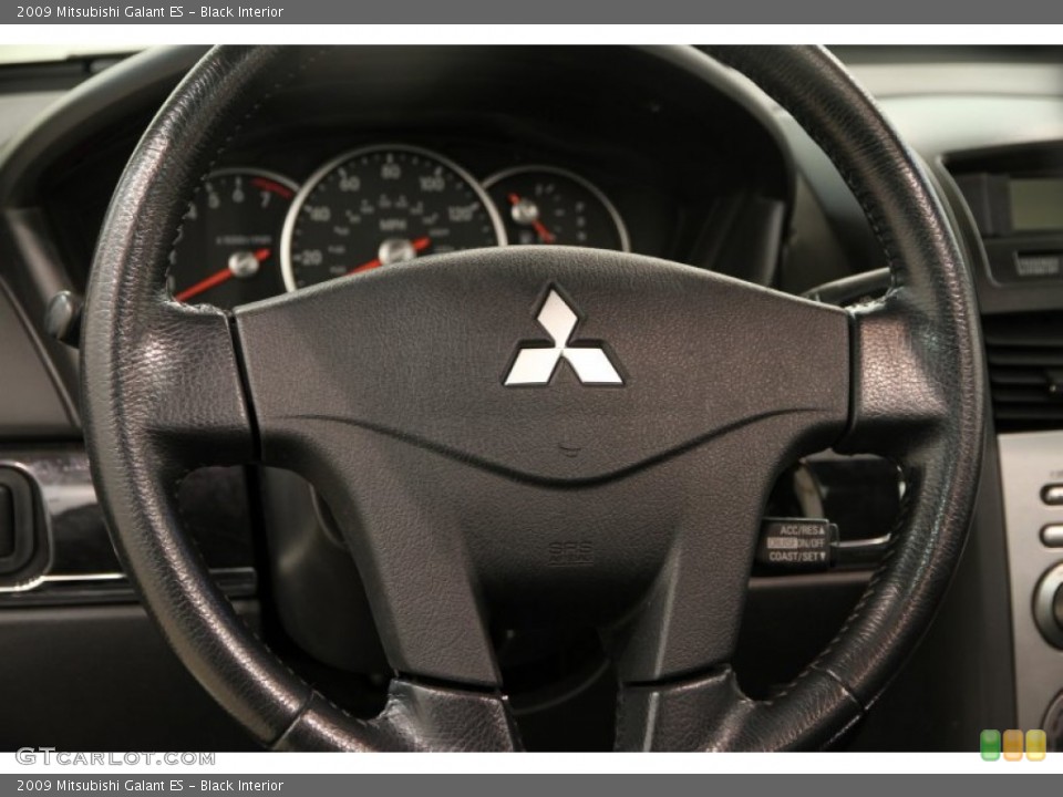 Black Interior Steering Wheel for the 2009 Mitsubishi Galant ES #89394906