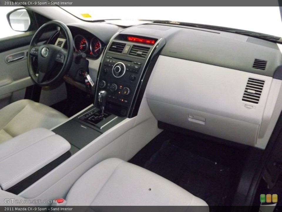 Sand Interior Dashboard for the 2011 Mazda CX-9 Sport #89395043