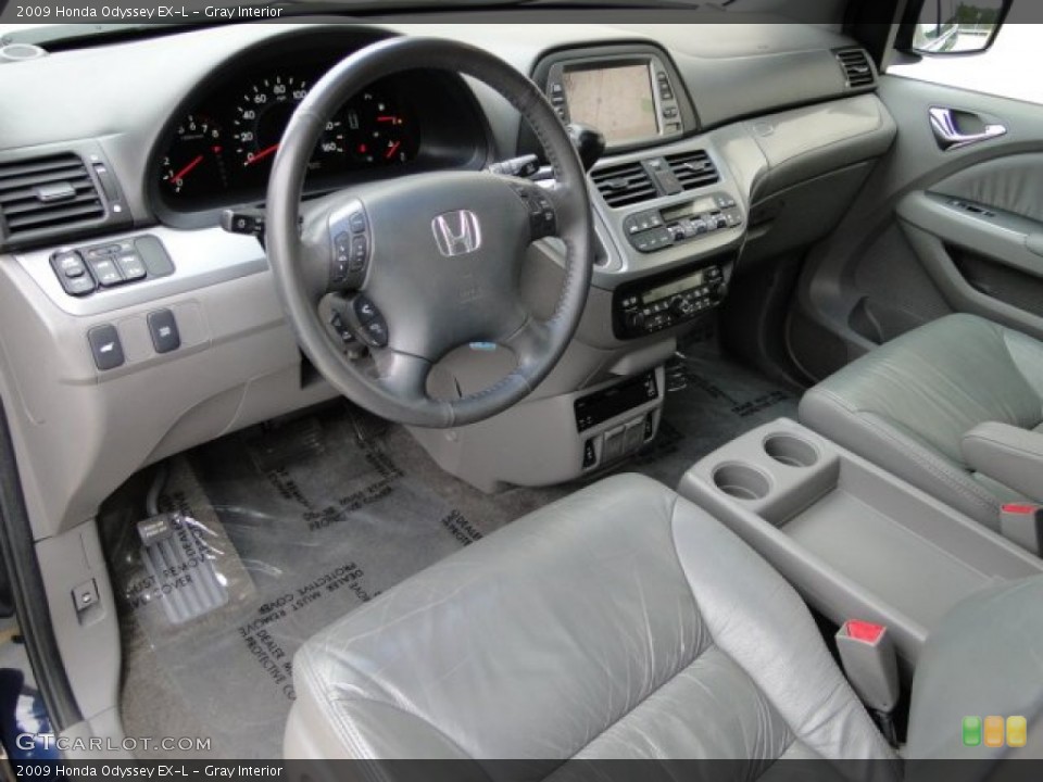 Gray Interior Prime Interior for the 2009 Honda Odyssey EX-L #89395530