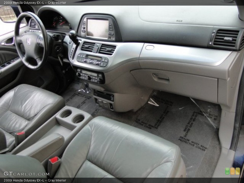 Gray Interior Dashboard for the 2009 Honda Odyssey EX-L #89395553