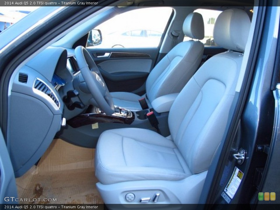 Titanium Gray Interior Front Seat for the 2014 Audi Q5 2.0 TFSI quattro #89397423