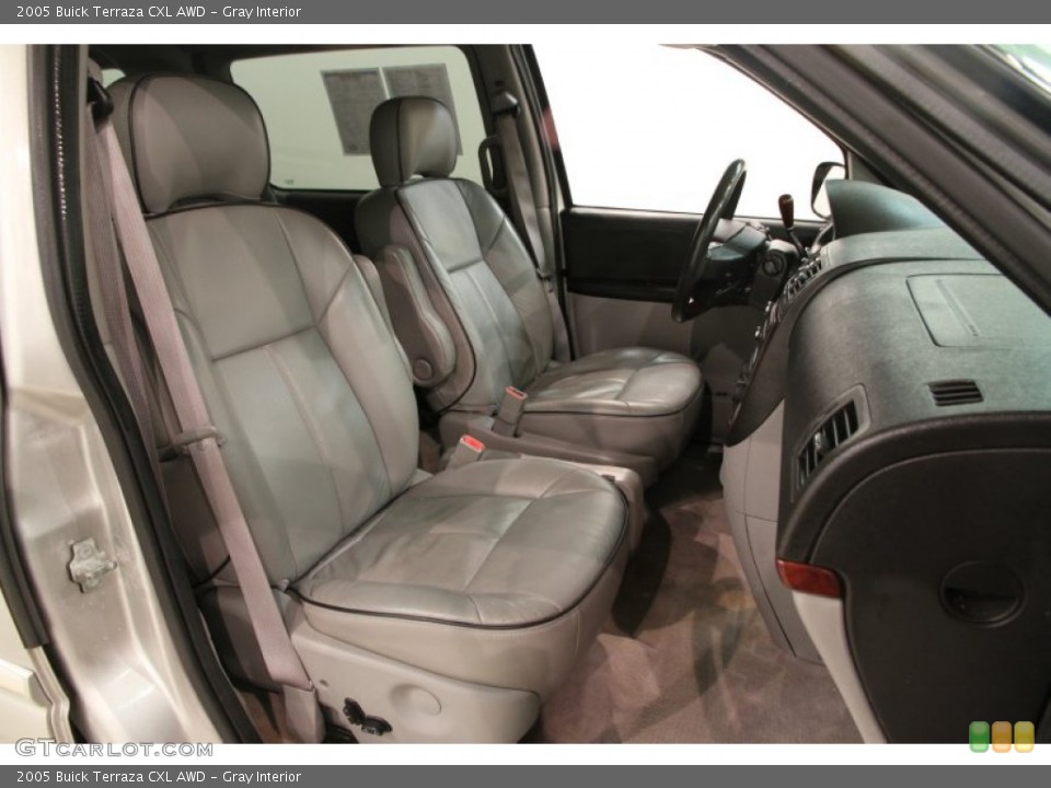 Gray Interior Front Seat for the 2005 Buick Terraza CXL AWD #89398416
