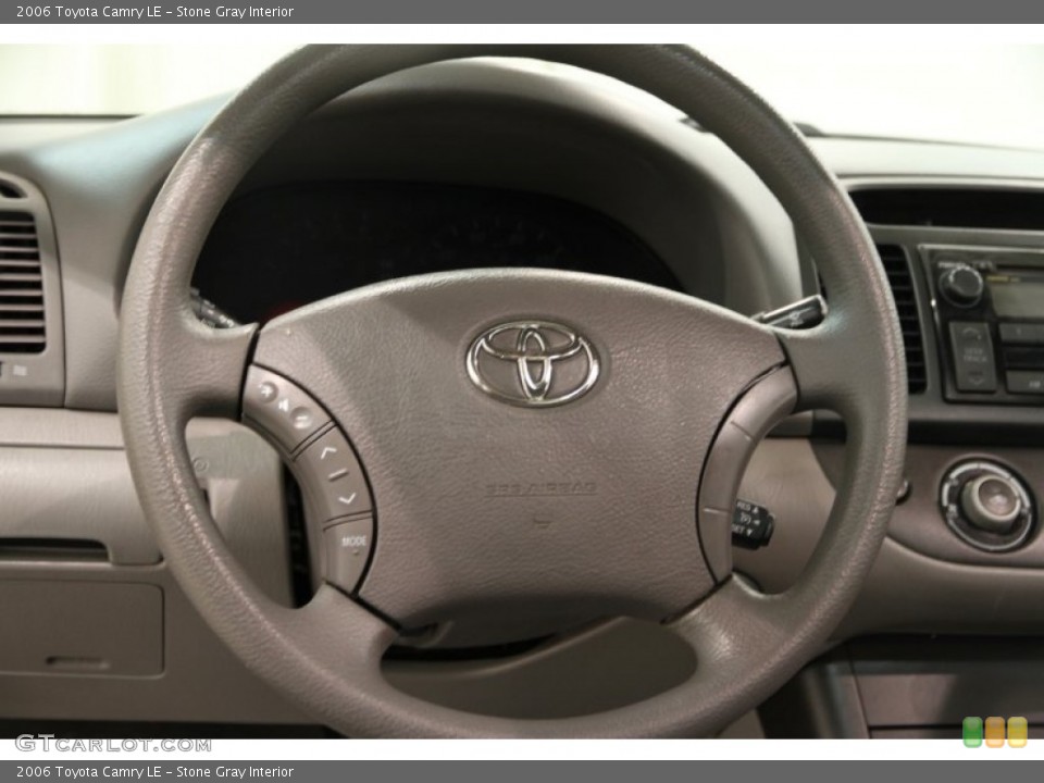 Stone Gray Interior Steering Wheel for the 2006 Toyota Camry LE #89398725