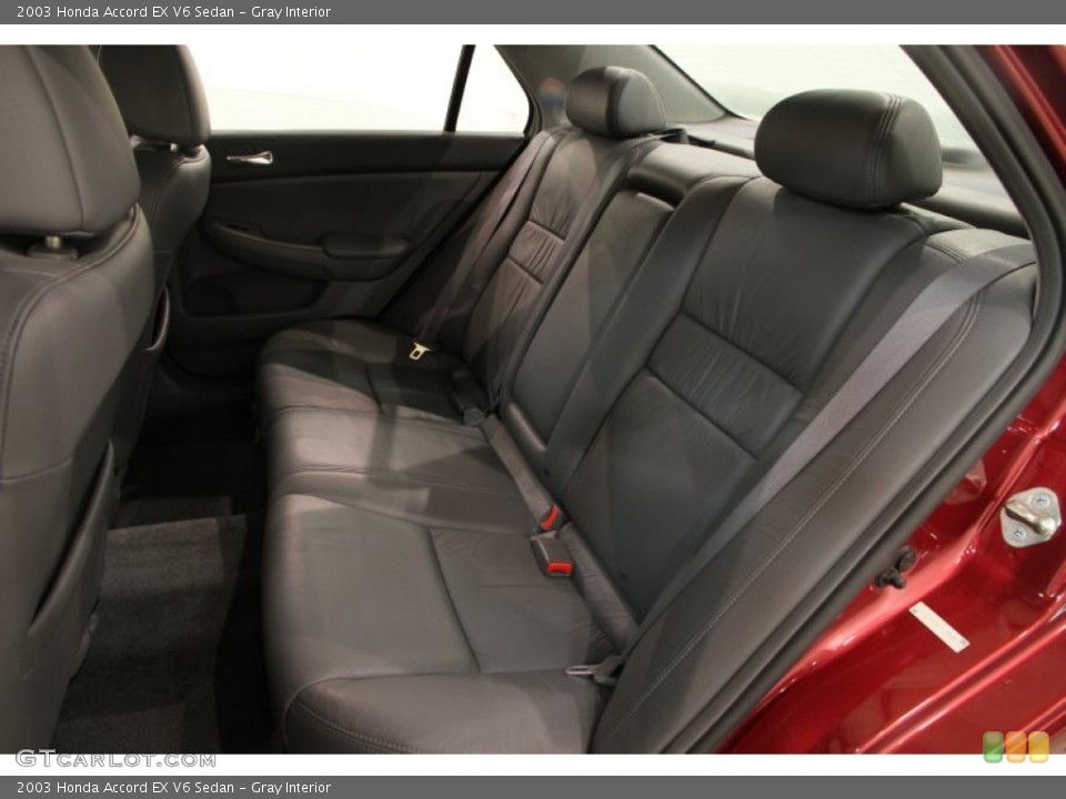 Gray Interior Rear Seat for the 2003 Honda Accord EX V6 Sedan #89400675