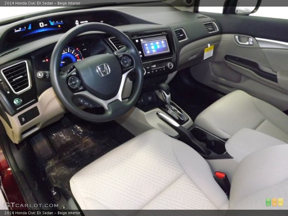 Beige Interior Photo for the 2014 Honda Civic EX Sedan #89404547