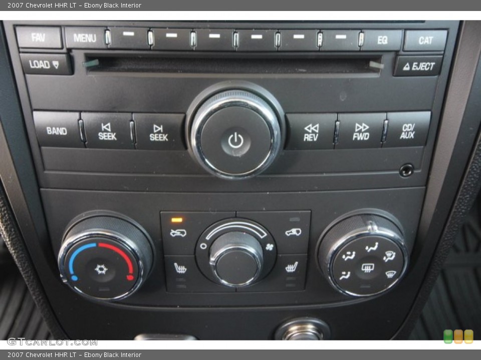 Ebony Black Interior Controls for the 2007 Chevrolet HHR LT #89405331