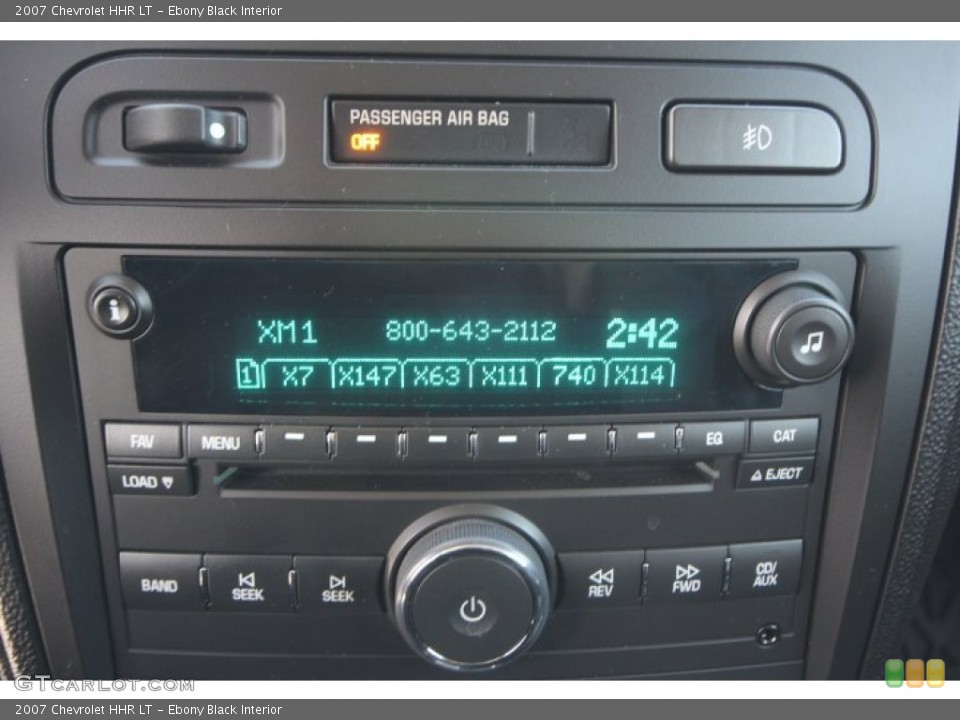 Ebony Black Interior Audio System for the 2007 Chevrolet HHR LT #89405346