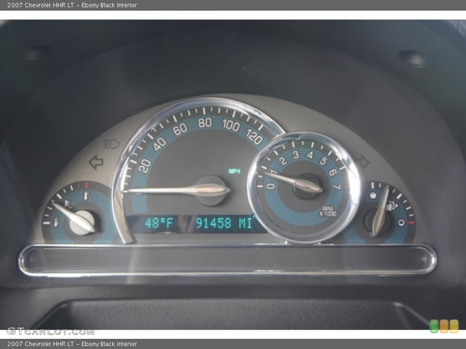 Ebony Black Interior Gauges for the 2007 Chevrolet HHR LT #89405631