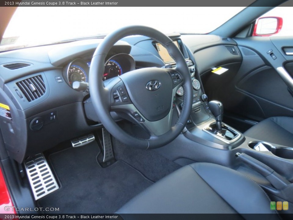 Black Leather Interior Prime Interior for the 2013 Hyundai Genesis Coupe 3.8 Track #89406957