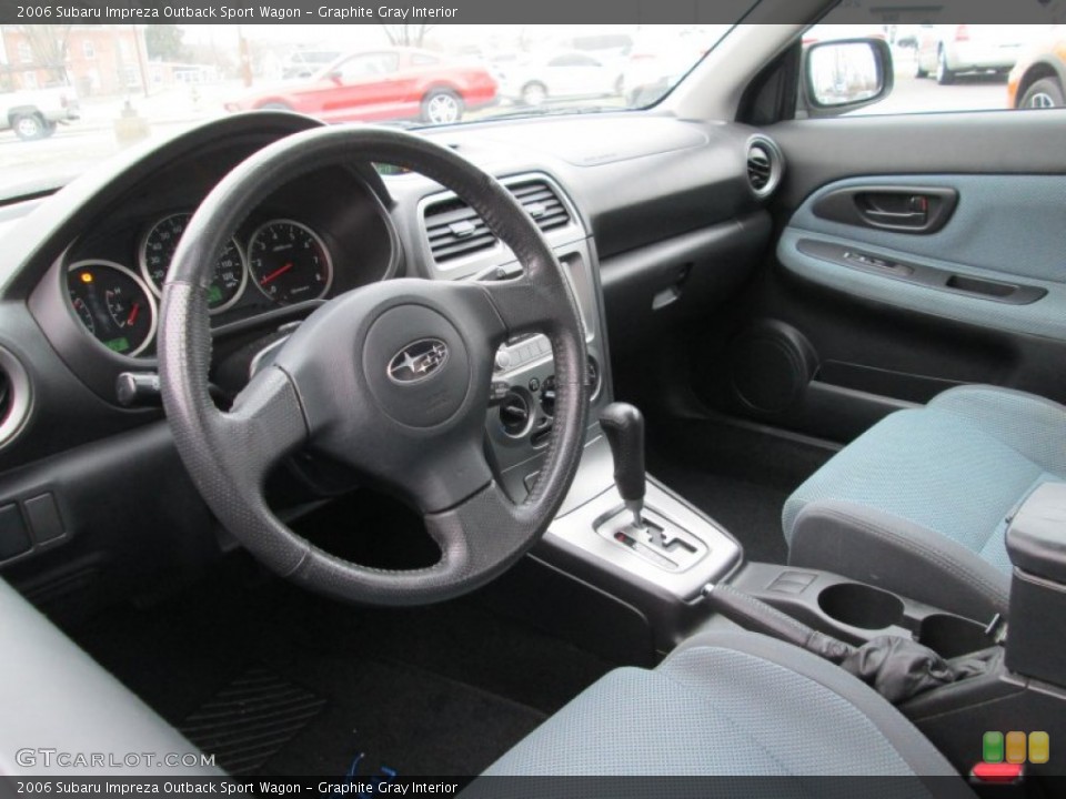 Graphite Gray Interior Prime Interior for the 2006 Subaru Impreza Outback Sport Wagon #89407695