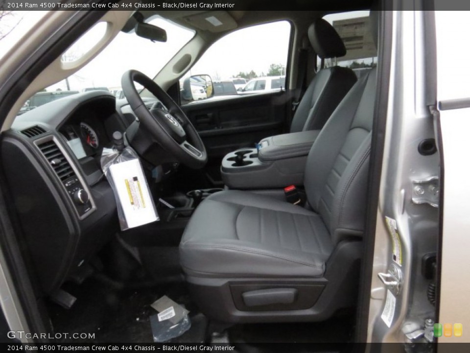 Black/Diesel Gray Interior Photo for the 2014 Ram 4500 Tradesman Crew Cab 4x4 Chassis #89411927