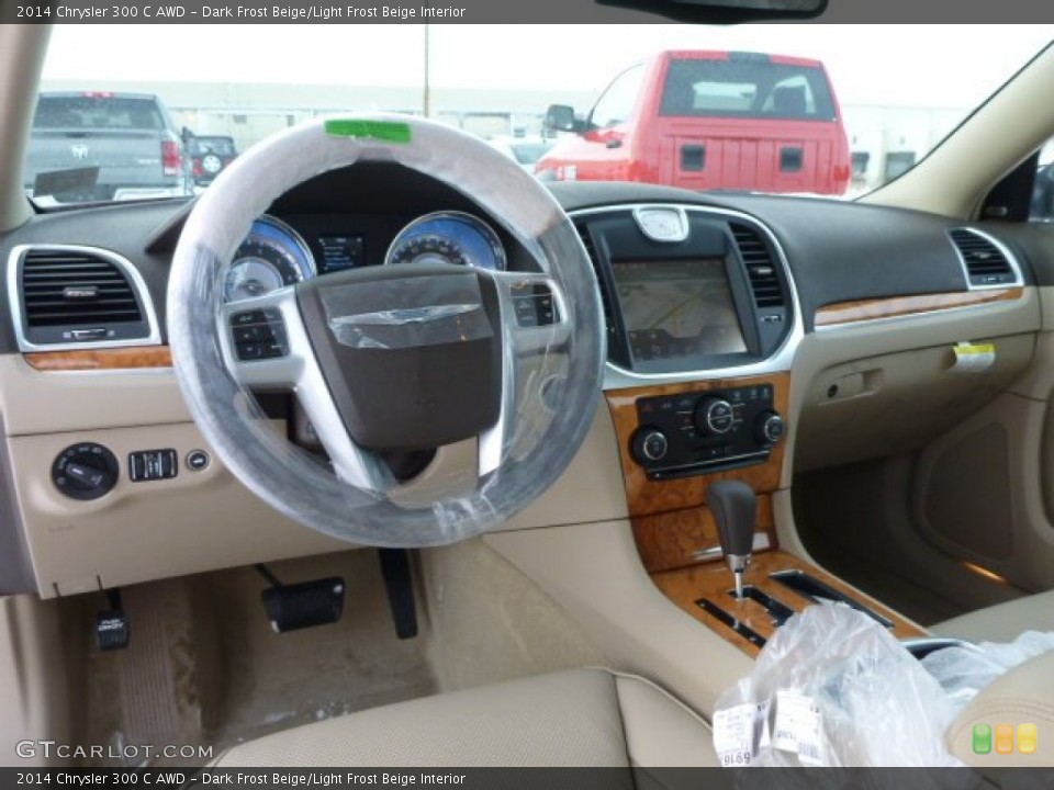 Dark Frost Beige/Light Frost Beige Interior Dashboard for the 2014 Chrysler 300 C AWD #89412041