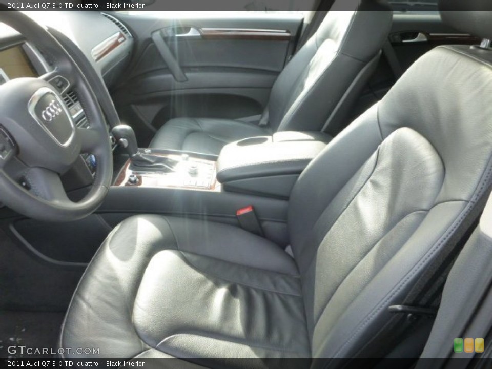 Black Interior Front Seat for the 2011 Audi Q7 3.0 TDI quattro #89412071