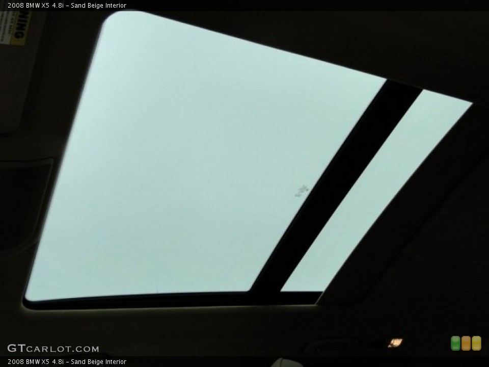 Sand Beige Interior Sunroof for the 2008 BMW X5 4.8i #89413262
