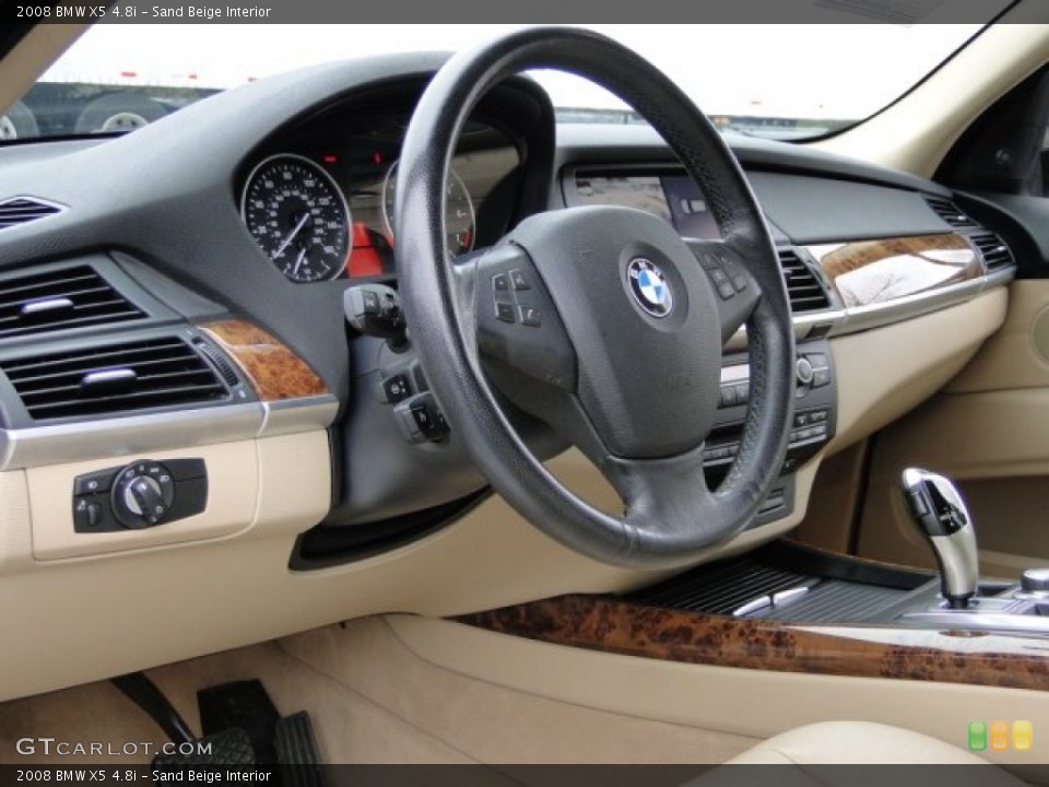 Sand Beige Interior Dashboard for the 2008 BMW X5 4.8i #89413373