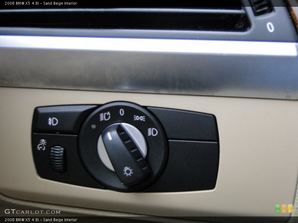 Sand Beige Interior Controls for the 2008 BMW X5 4.8i #89413445