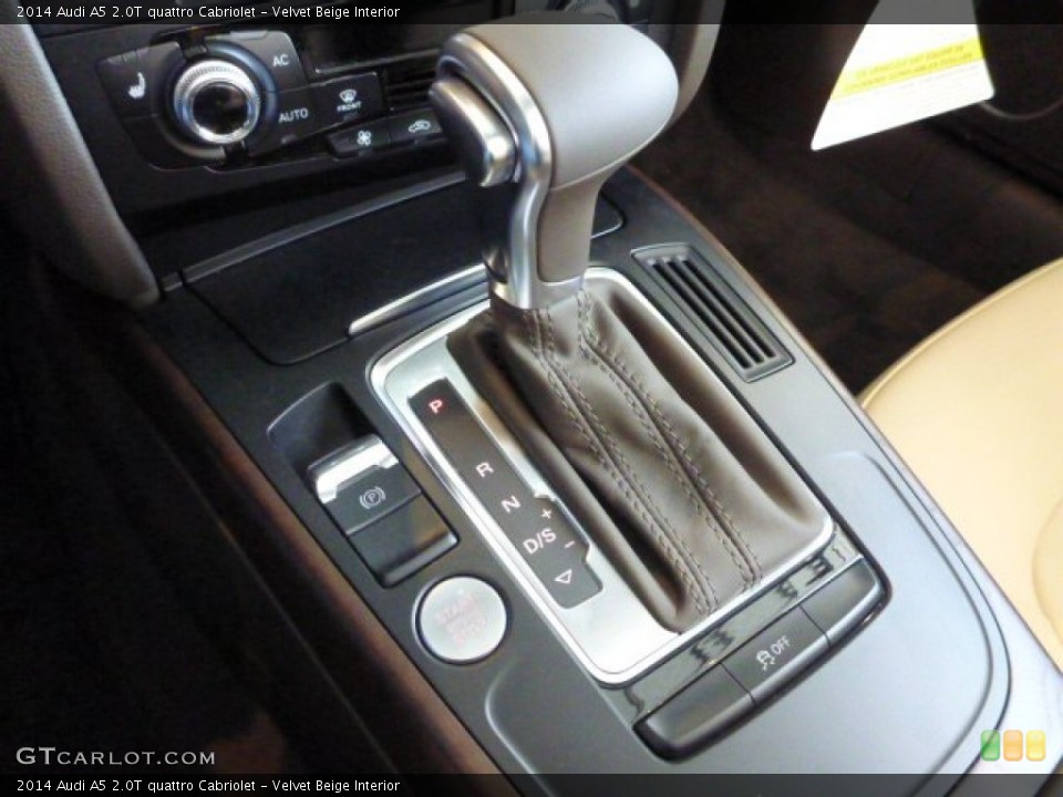 Velvet Beige Interior Transmission for the 2014 Audi A5 2.0T quattro Cabriolet #89413691