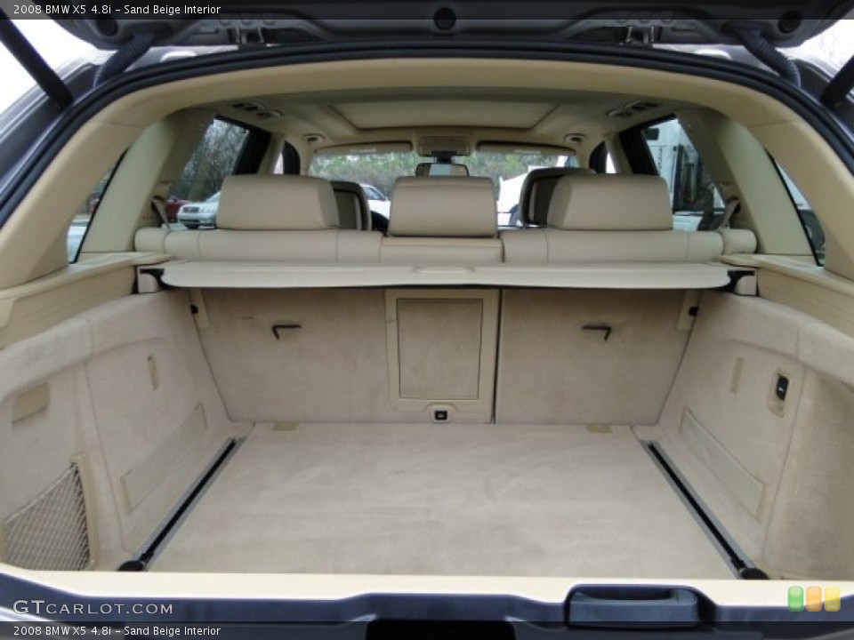 Sand Beige Interior Trunk for the 2008 BMW X5 4.8i #89413712