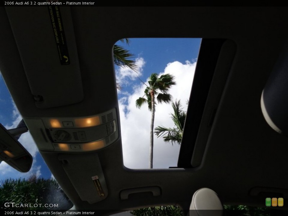 Platinum Interior Sunroof for the 2006 Audi A6 3.2 quattro Sedan #89417357
