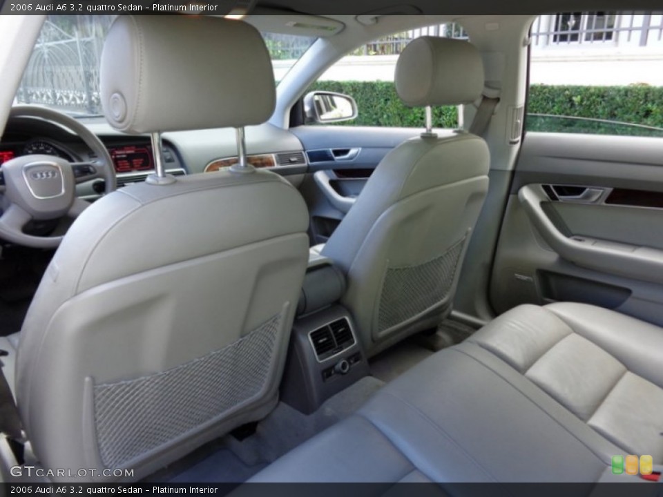 Platinum Interior Rear Seat for the 2006 Audi A6 3.2 quattro Sedan #89417910