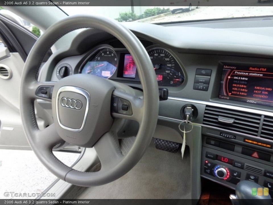 Platinum Interior Steering Wheel for the 2006 Audi A6 3.2 quattro Sedan #89419208