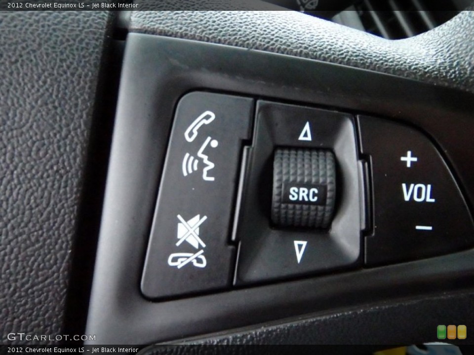 Jet Black Interior Controls for the 2012 Chevrolet Equinox LS #89420939