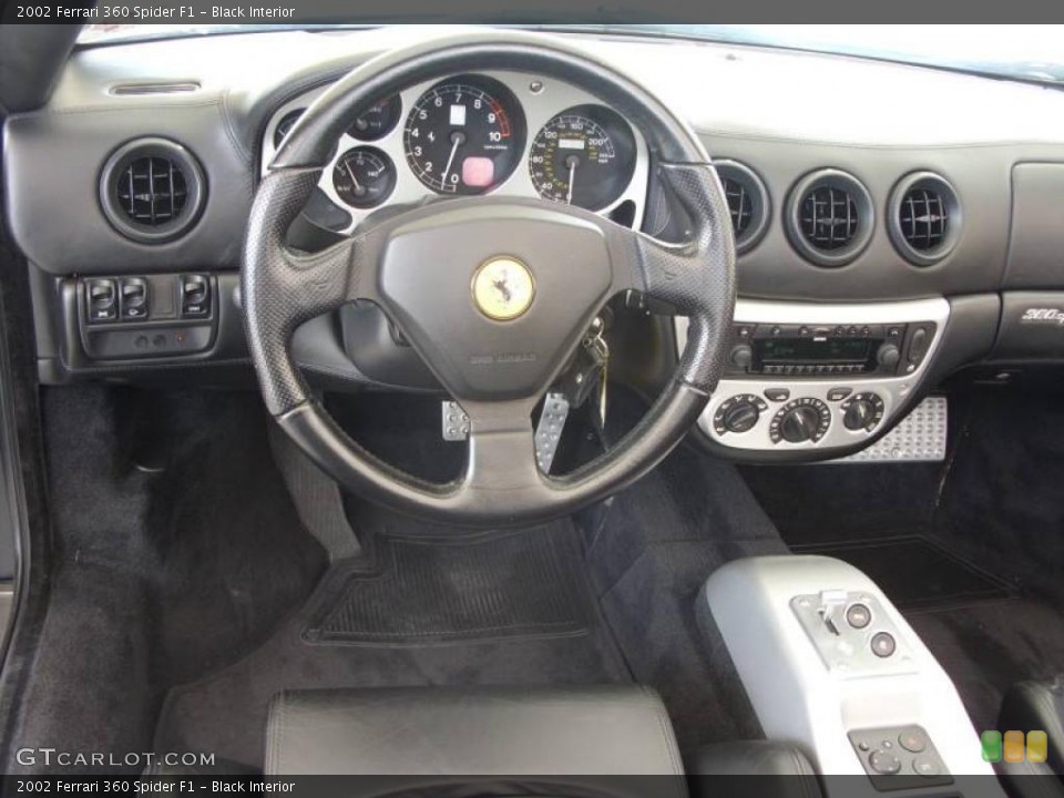 Black Interior Dashboard for the 2002 Ferrari 360 Spider F1 #8942598
