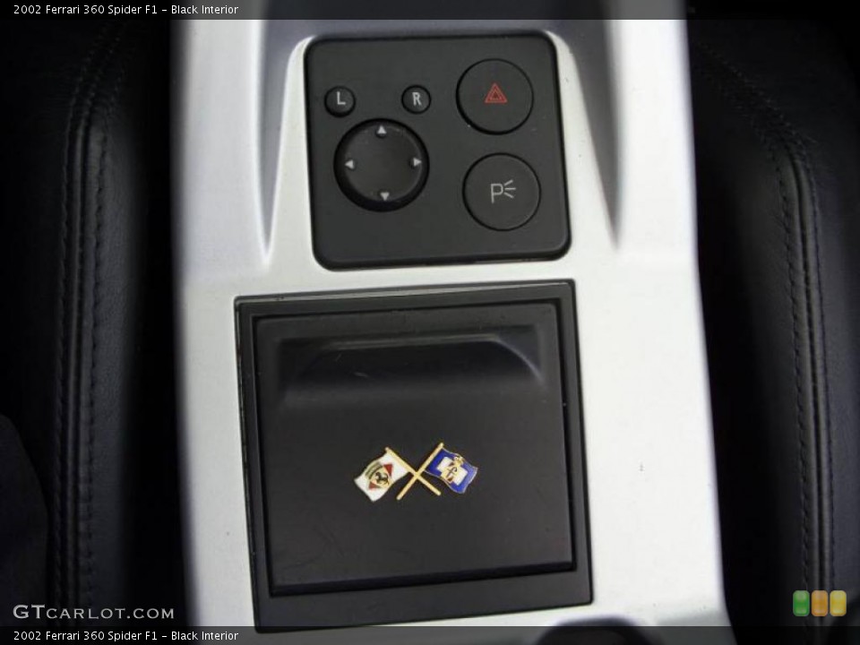 Black Interior Controls for the 2002 Ferrari 360 Spider F1 #8942628
