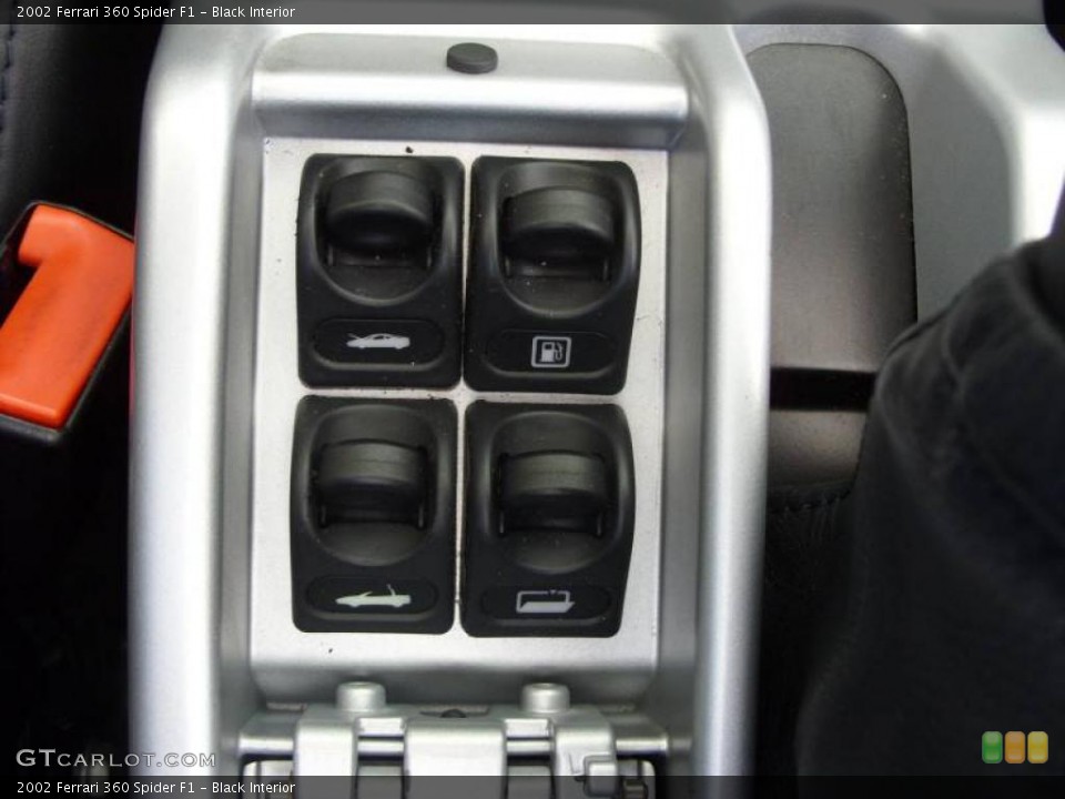Black Interior Controls for the 2002 Ferrari 360 Spider F1 #8942633