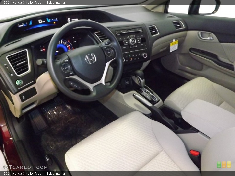Beige Interior Photo for the 2014 Honda Civic LX Sedan #89426996