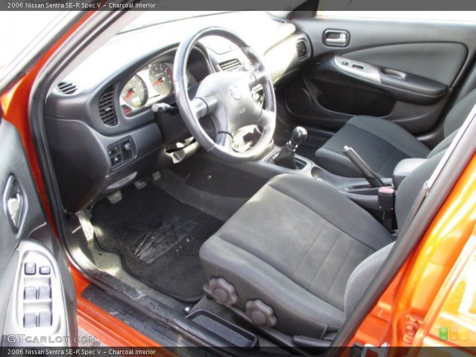 Charcoal Interior Prime Interior for the 2006 Nissan Sentra SE-R Spec V #89430305