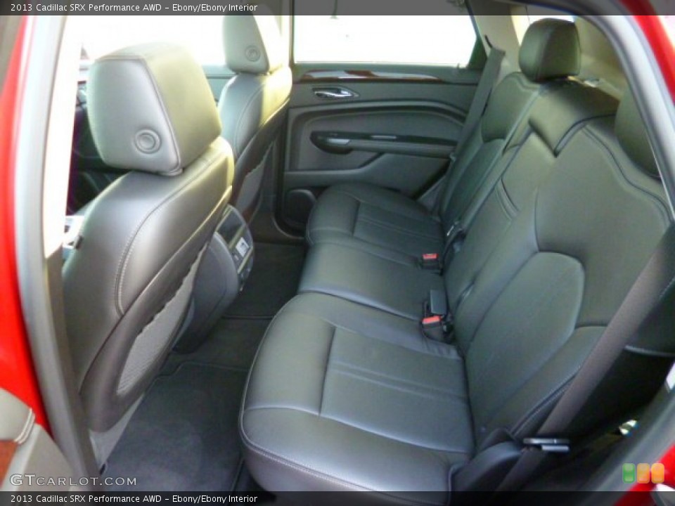 Ebony/Ebony Interior Rear Seat for the 2013 Cadillac SRX Performance AWD #89431704