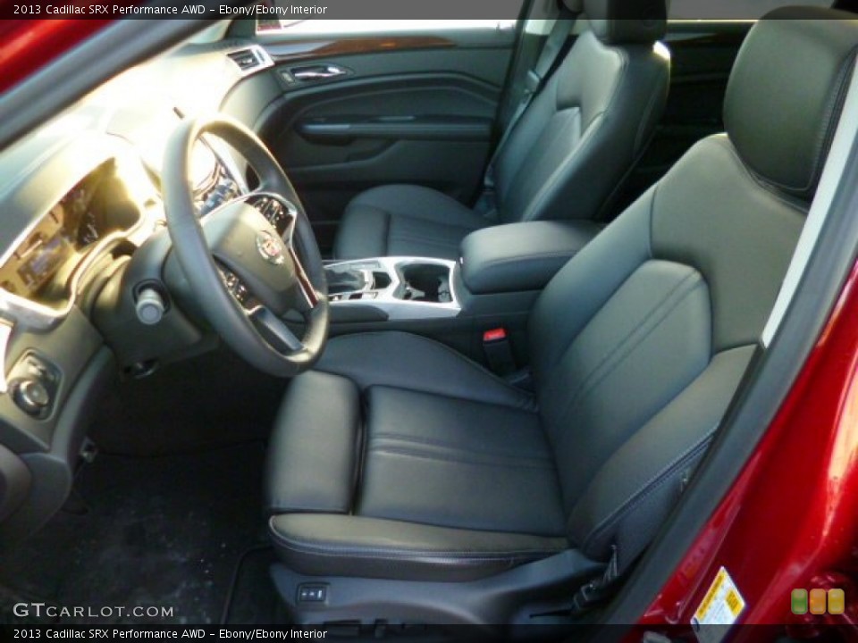 Ebony/Ebony Interior Front Seat for the 2013 Cadillac SRX Performance AWD #89431722