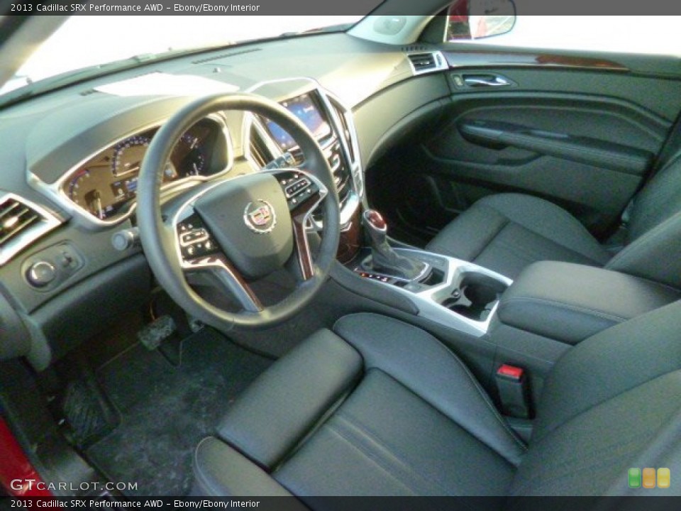 Ebony/Ebony 2013 Cadillac SRX Interiors
