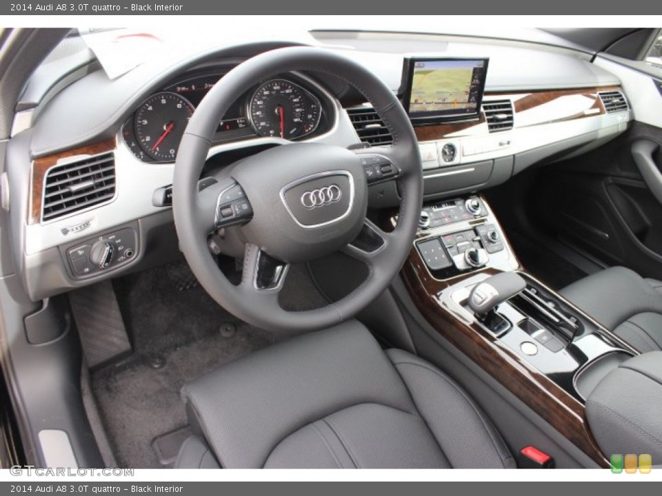 Black Interior Prime Interior for the 2014 Audi A8 3.0T quattro #89434182