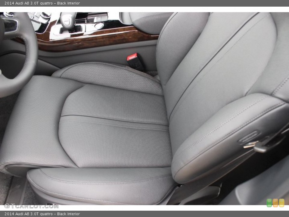 Black Interior Front Seat for the 2014 Audi A8 3.0T quattro #89434203
