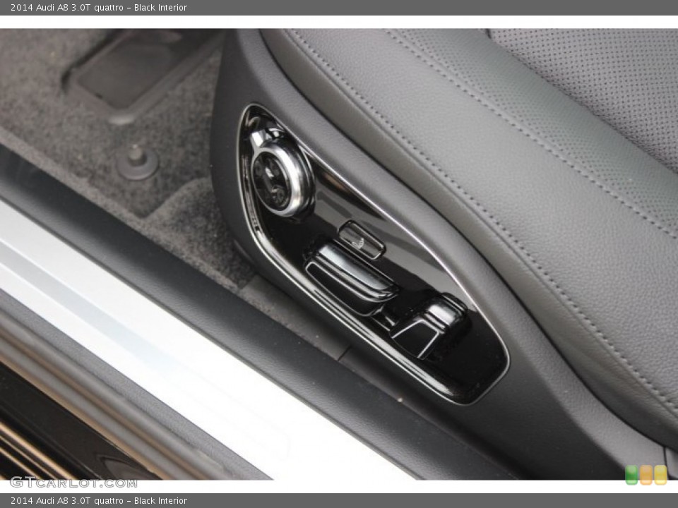 Black Interior Controls for the 2014 Audi A8 3.0T quattro #89434225
