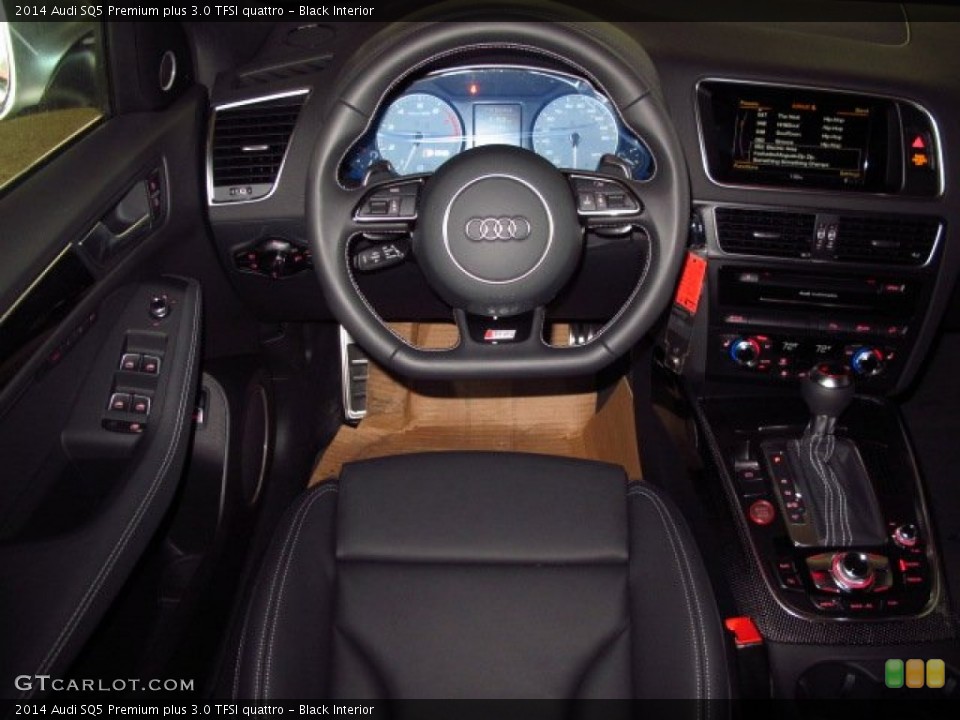 Black Interior Dashboard for the 2014 Audi SQ5 Premium plus 3.0 TFSI quattro #89434299