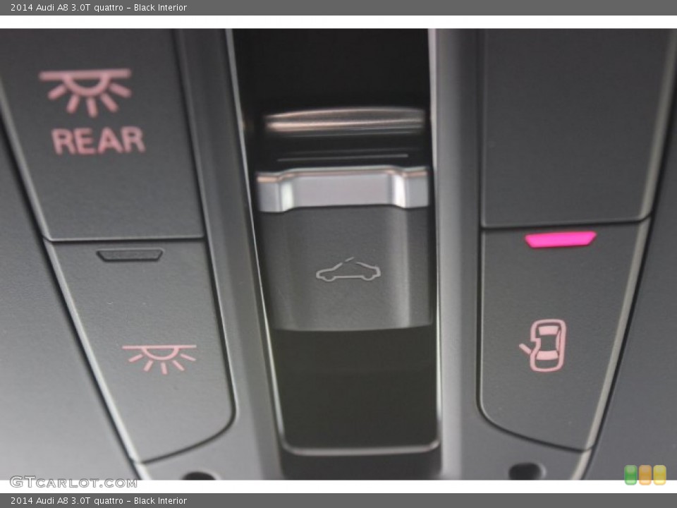 Black Interior Controls for the 2014 Audi A8 3.0T quattro #89434308