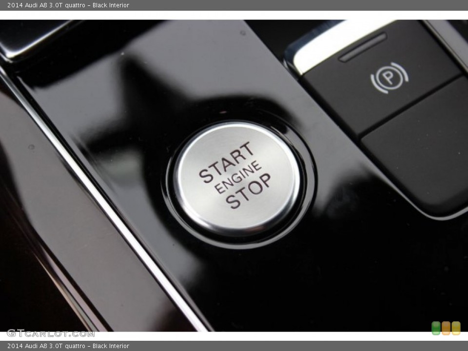 Black Interior Controls for the 2014 Audi A8 3.0T quattro #89434488