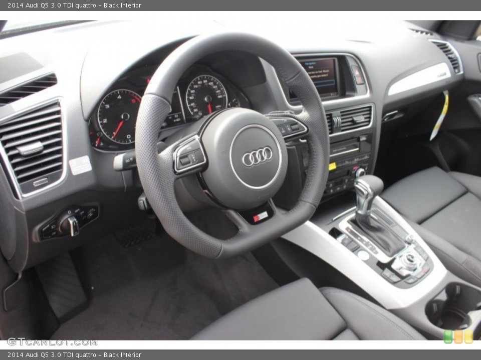 Black Interior Prime Interior for the 2014 Audi Q5 3.0 TDI quattro #89437983