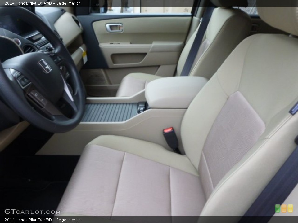 Beige Interior Front Seat for the 2014 Honda Pilot EX 4WD #89440260