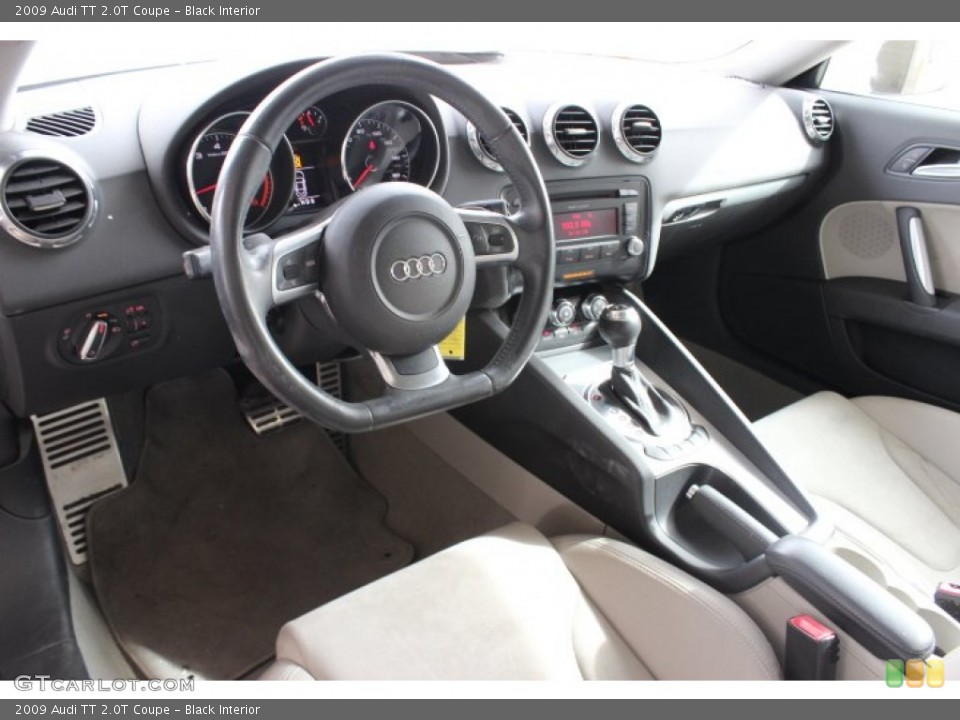 Black Interior Prime Interior for the 2009 Audi TT 2.0T Coupe #89441385